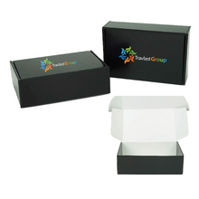 Load image into Gallery viewer, Personalised Classic Black Matte Gift Box
