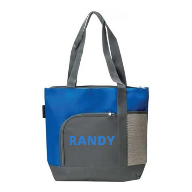 Personalised Go Getter Tote Bag - Blue