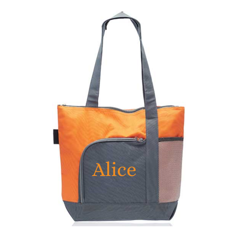 Personalised Go Getter Tote Bag - Orange