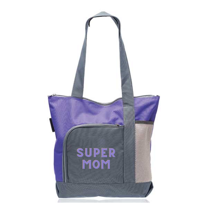 Personalised Go Getter Tote Bag - Purple