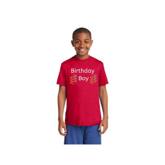 Personalised Kids Competitor T-Shirt - Red