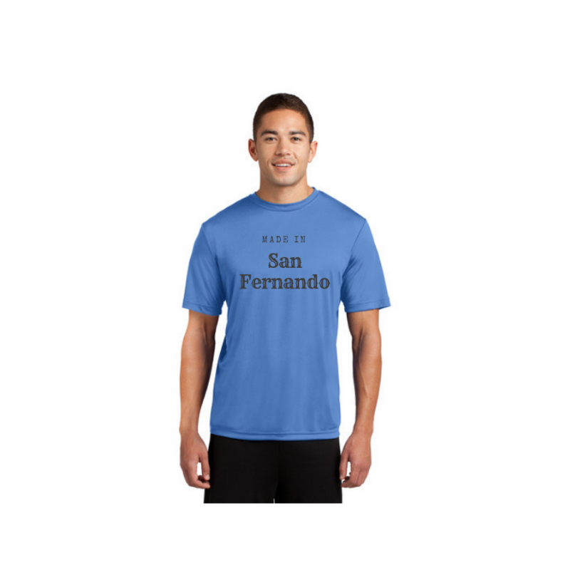 Personalised Mens Competitor T-Shirt - Light Blue