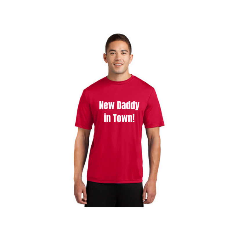 Personalised Mens Competitor T-Shirt - Red