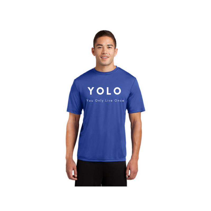 Personalised Mens Competitor T-Shirt - Royal Blue