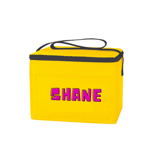 Personalised Rectango Cooler Lunch Bag - Yellow