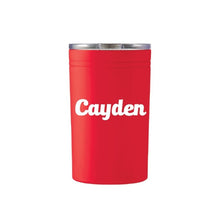 Load image into Gallery viewer, Personalised Sherpa 11oz Vacuum Tumbler &amp; Insulator - Red

