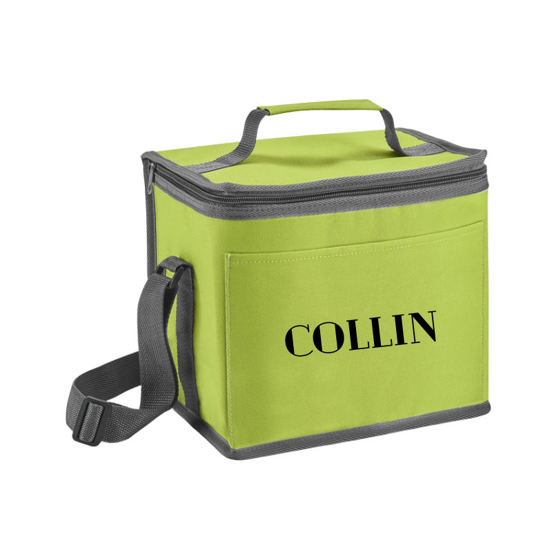 Personalised Singapore Cooler Bag - Green