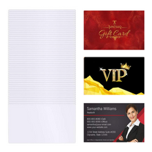 Load image into Gallery viewer, Personalised Sublimation Metal Business Call Cards - Pack of 20
