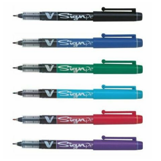 Pilot V-Sign Soft Tip Permanent Marker Pen