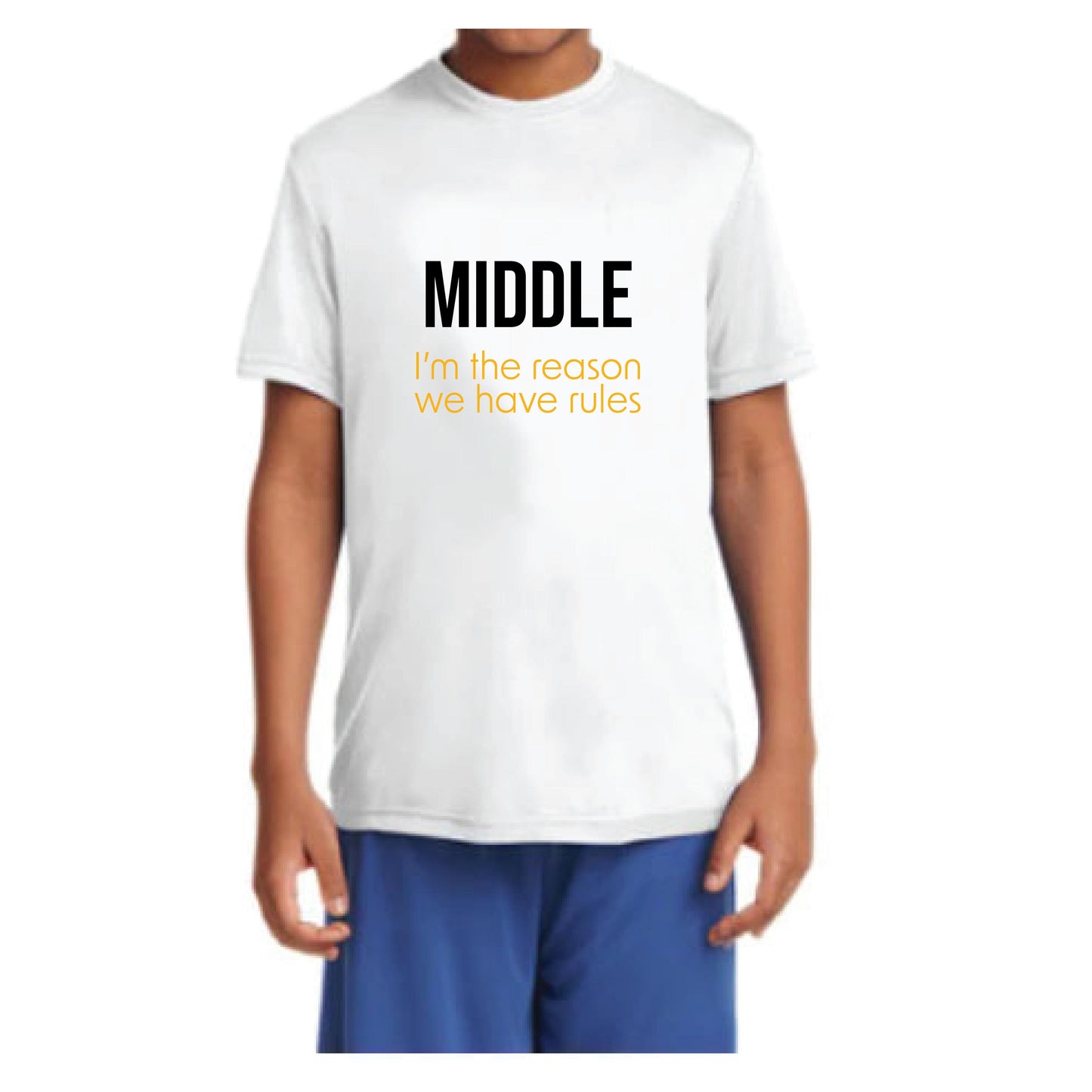 Siblings Kids Competitor T-Shirt - Middle Rules