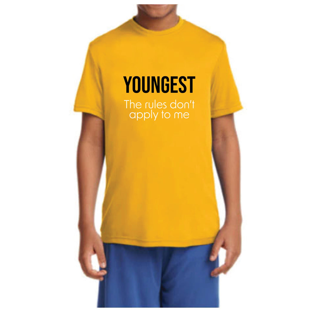 Siblings Kids Competitor T-Shirt - Youngest Rules