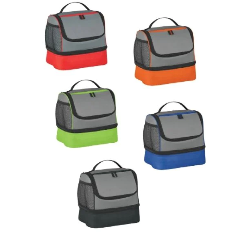 Two Compartment Lunch Pail Cooler Bag
