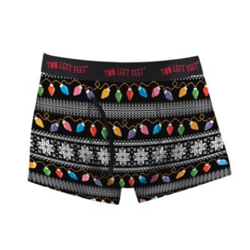 Two Left Feet® Men's Ugly Christmas Trunks Underwear - The Up Shop