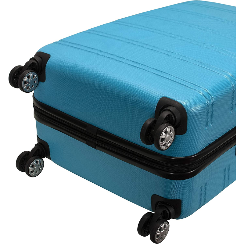 Rockland Melbourne Hardside Expandable Spinner Wheel 2pc Luggage Set