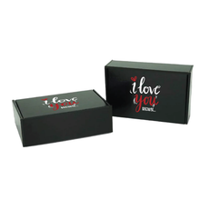 Load image into Gallery viewer, Personalised Classic Black Matte Gift Box
