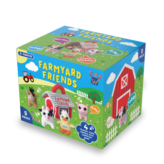 Wonderbox Farmyard Friends Plush Toy Set