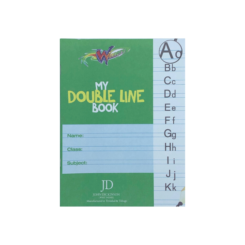 Winners Exercise Book - Double Line - 6.25" x 8" - 28shts / 56pgs