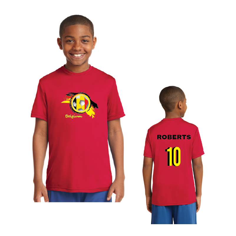 Football Fever Kids Competitor T-Shirt - Belgium
