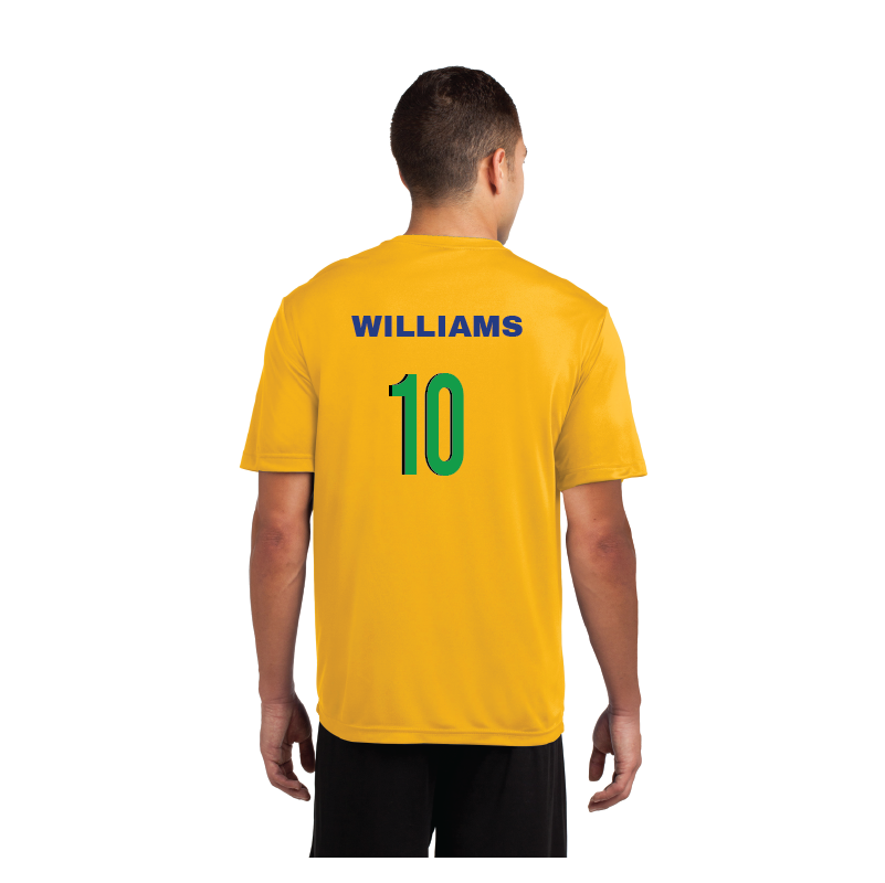 Football Fever Mens Competitor T-Shirt - Brazil