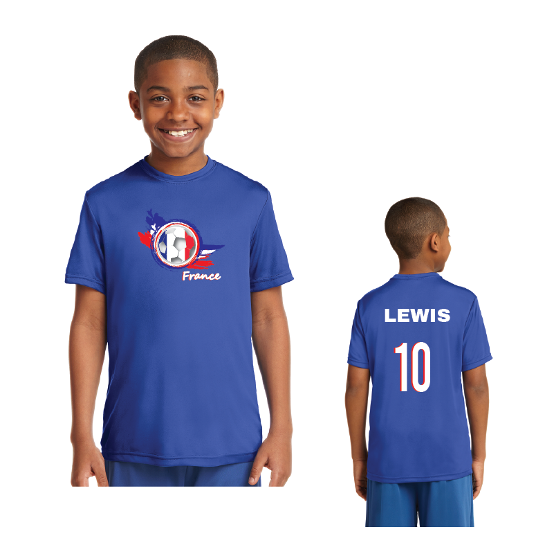 Football Fever Kids Competitor T-Shirt - France