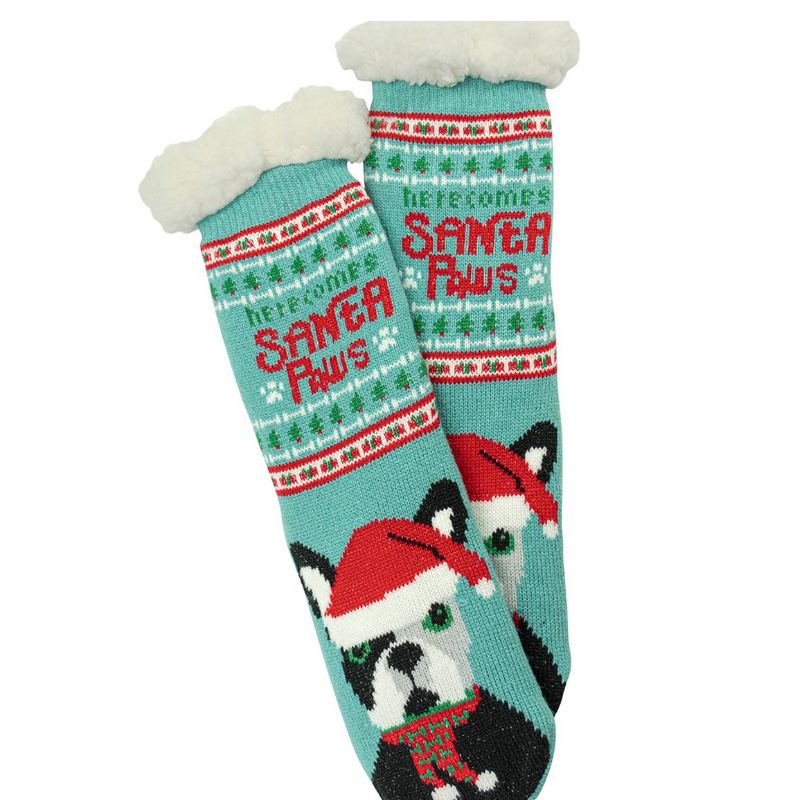 Two Left Feet Mistletoes Slipper Socks - Multiple Designs!