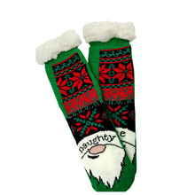 Load image into Gallery viewer, Two Left Feet Mistletoes Slipper Socks - Multiple Designs!
